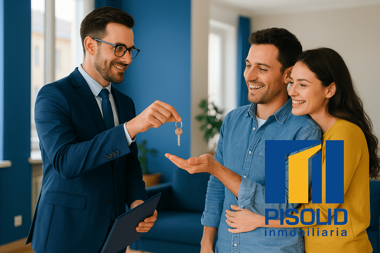 Entrega de llaves - Gestión de Alquileres Pisolid - Inmobiliaria en Valladolid